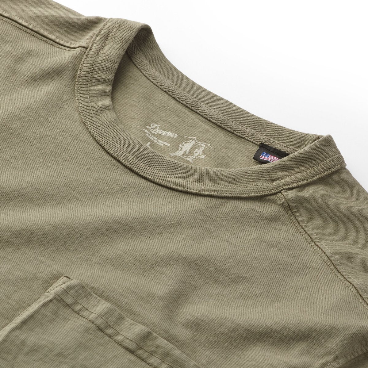 Heavyweight Pocket Tee Dusty Olive | Danner