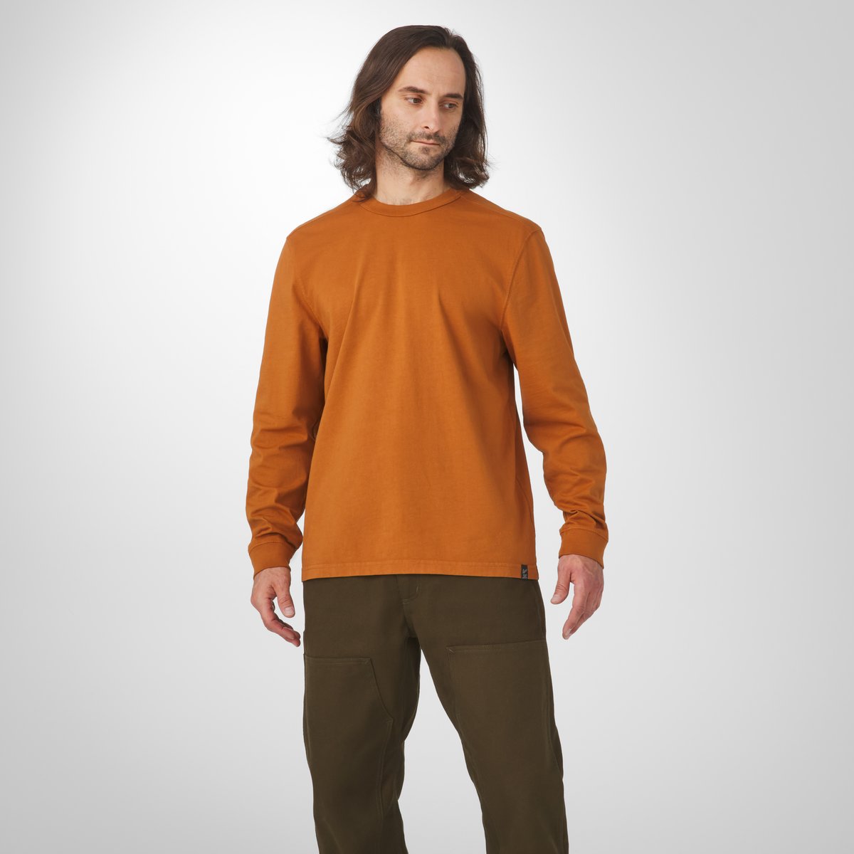 Heavyweight Long Sleeve Tee Glazed Ginger | Danner Discount