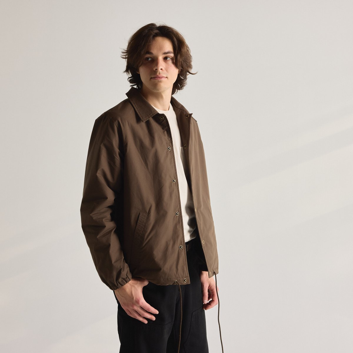 Waxed Primaloft® Coaches Jacket Brown | Danner