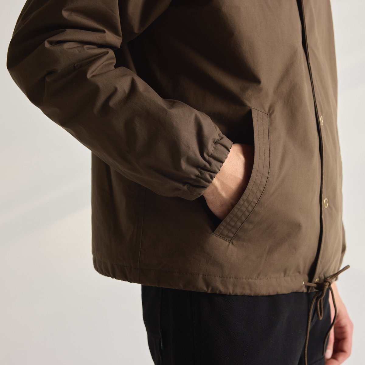 Waxed Primaloft® Coaches Jacket Brown | Danner