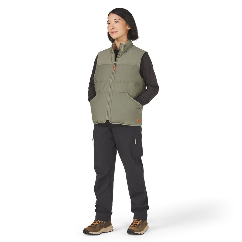 Zigzag Down Vest Dusty Olive | Danner
