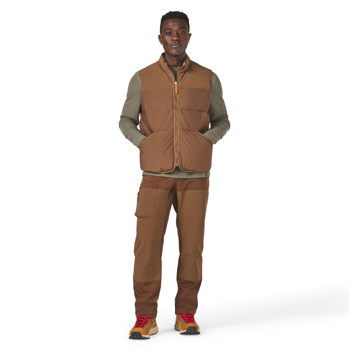 Zigzag Down Vest Dark Earth | Danner On Sale