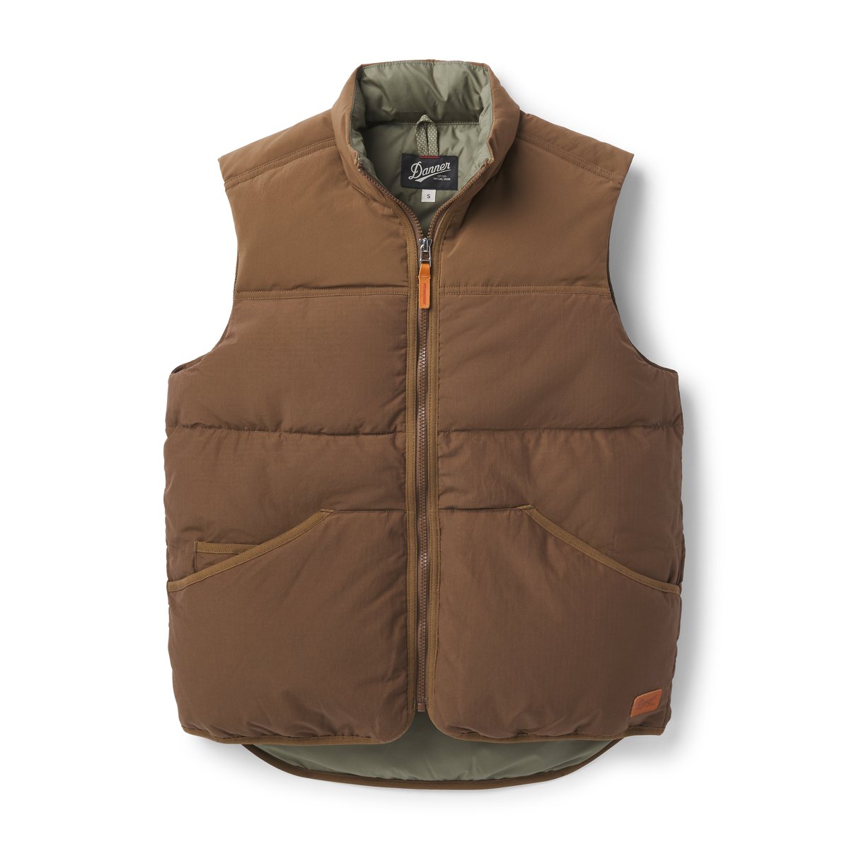 Zigzag Down Vest Dark Earth | Danner On Sale