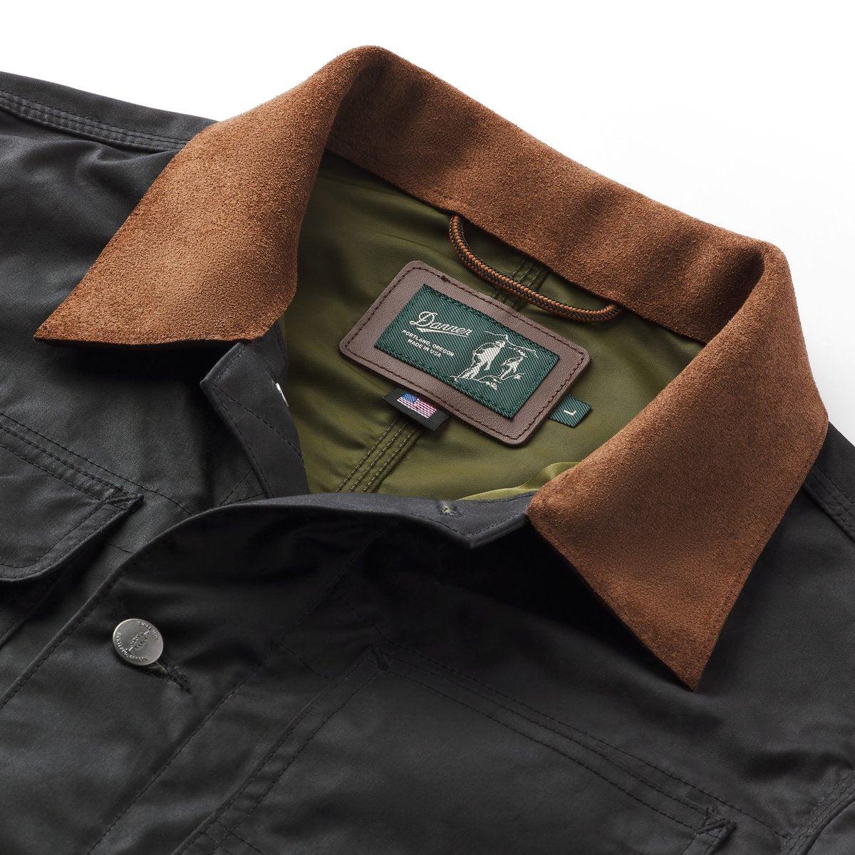 Shipyard Waxed Canvas Jacket  Black/Bison | Danner For Sale