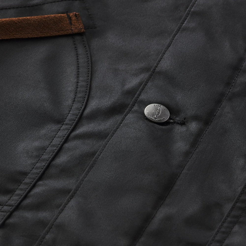 Shipyard Waxed Canvas Jacket  Black/Bison | Danner For Sale