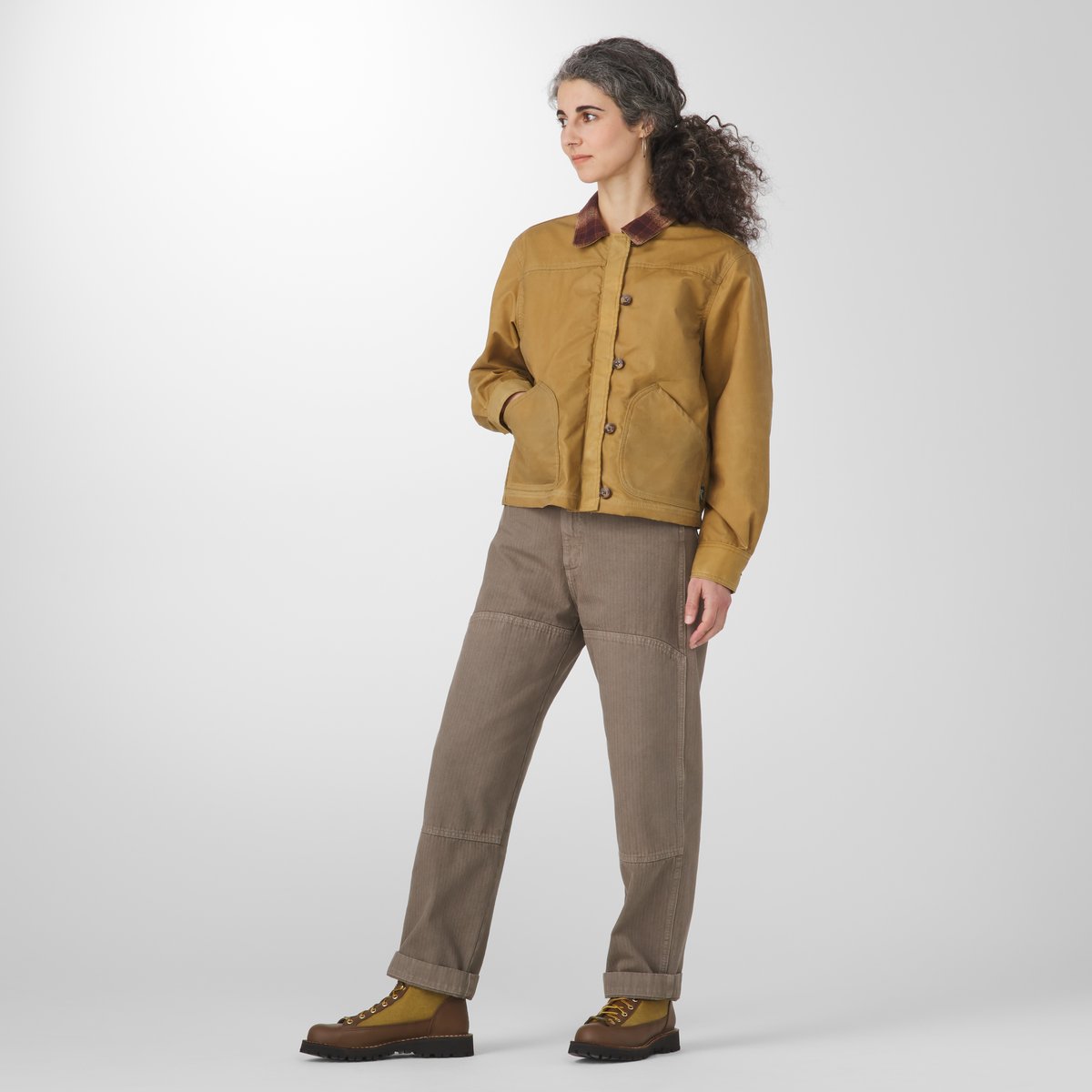 Maywood Waxed Canvas Jacket  Tan/Espresso | Danner Discount