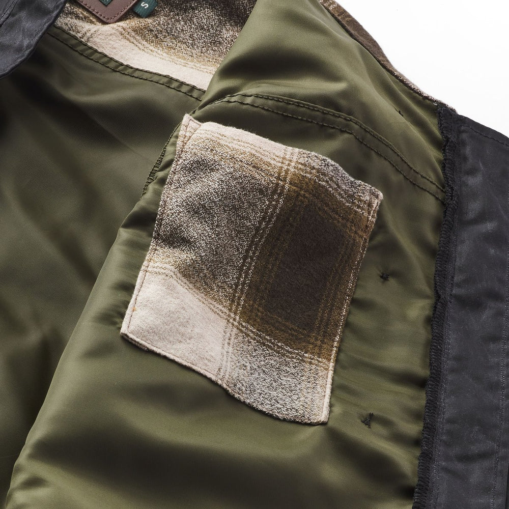 Maywood Waxed Canvas Jacket  Black/Earth | Danner