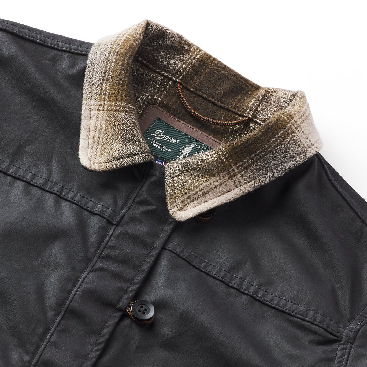 Maywood Waxed Canvas Jacket  Black/Earth | Danner