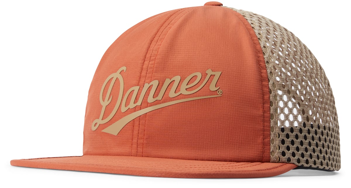 Trucker Cap Orange/Khaki | Danner