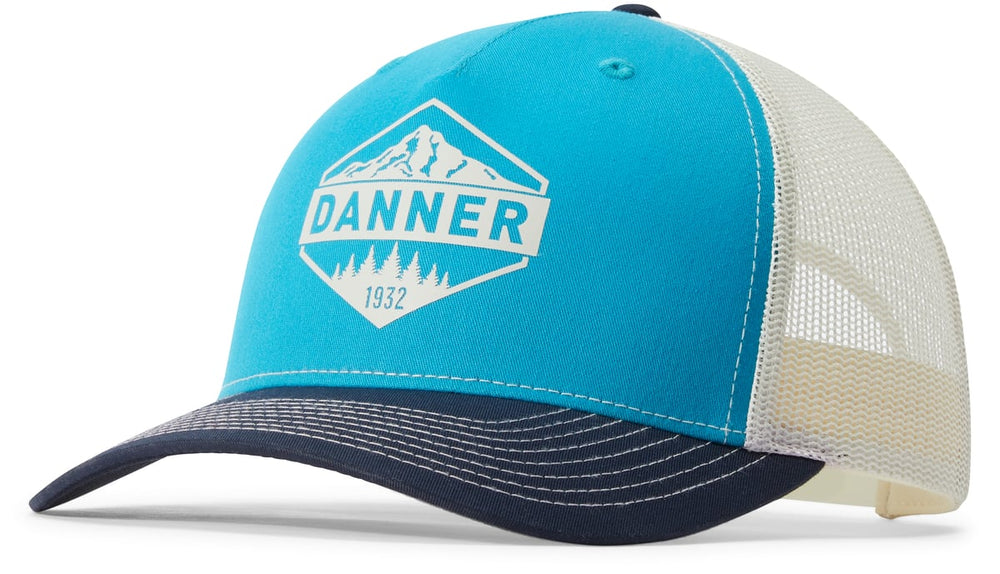 Evergreen Trucker Hat Blue Teal | Danner Discount