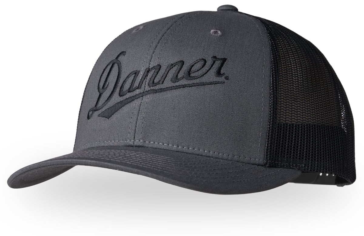 Embroidered Trucker Hat Charcoal/Black | Danner Discount