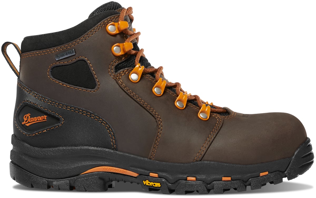Vicious 4" Brown/Orange Composite Toe (NMT) | Danner