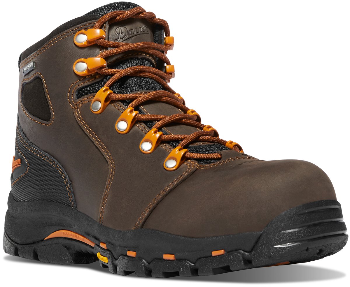 Vicious 4" Brown/Orange Composite Toe (NMT) | Danner