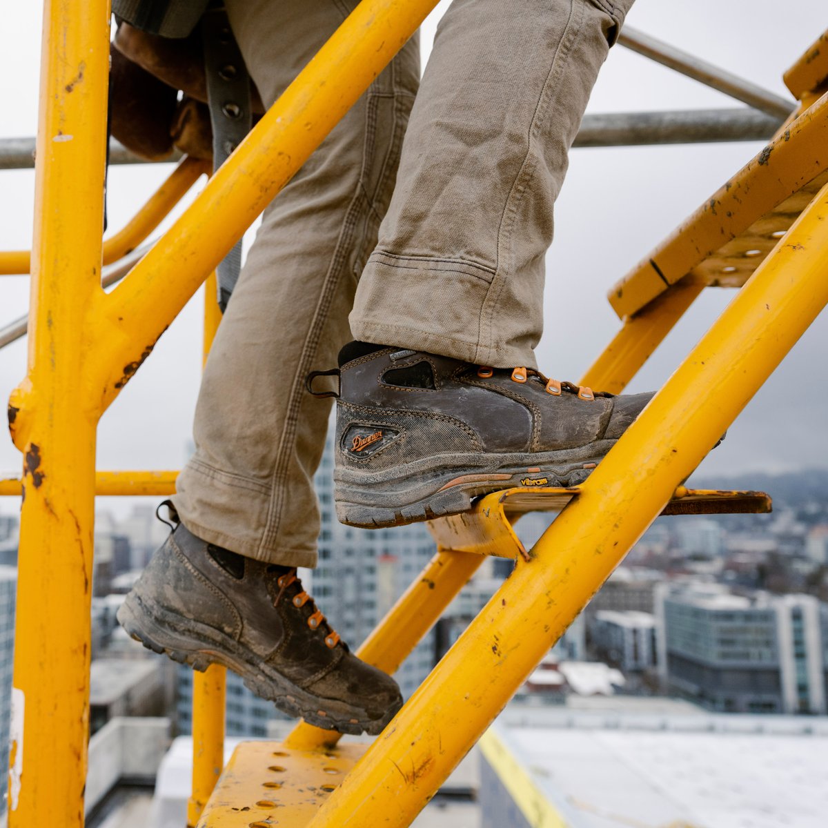 Vicious 4" Brown/Orange Composite Toe (NMT) | Danner