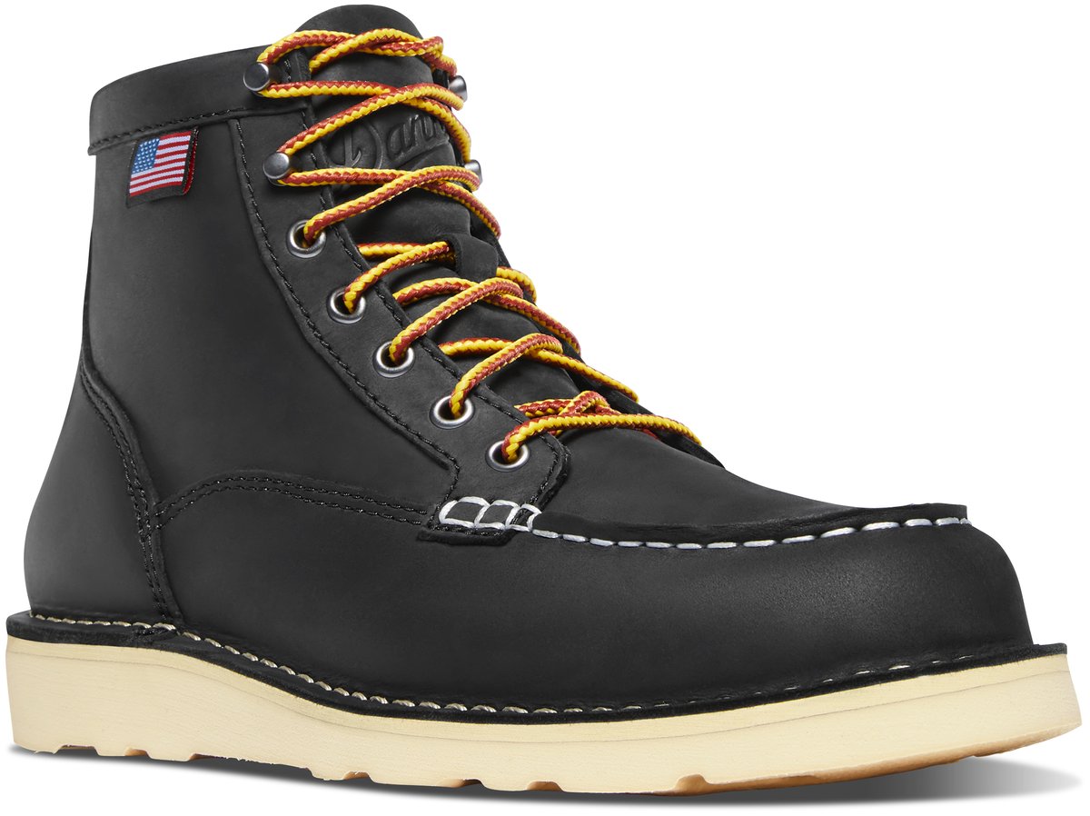 Bull Run Moc Toe 6" Black | Danner On Sale