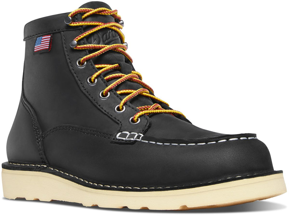 Bull Run Moc Toe 6" Black | Danner On Sale