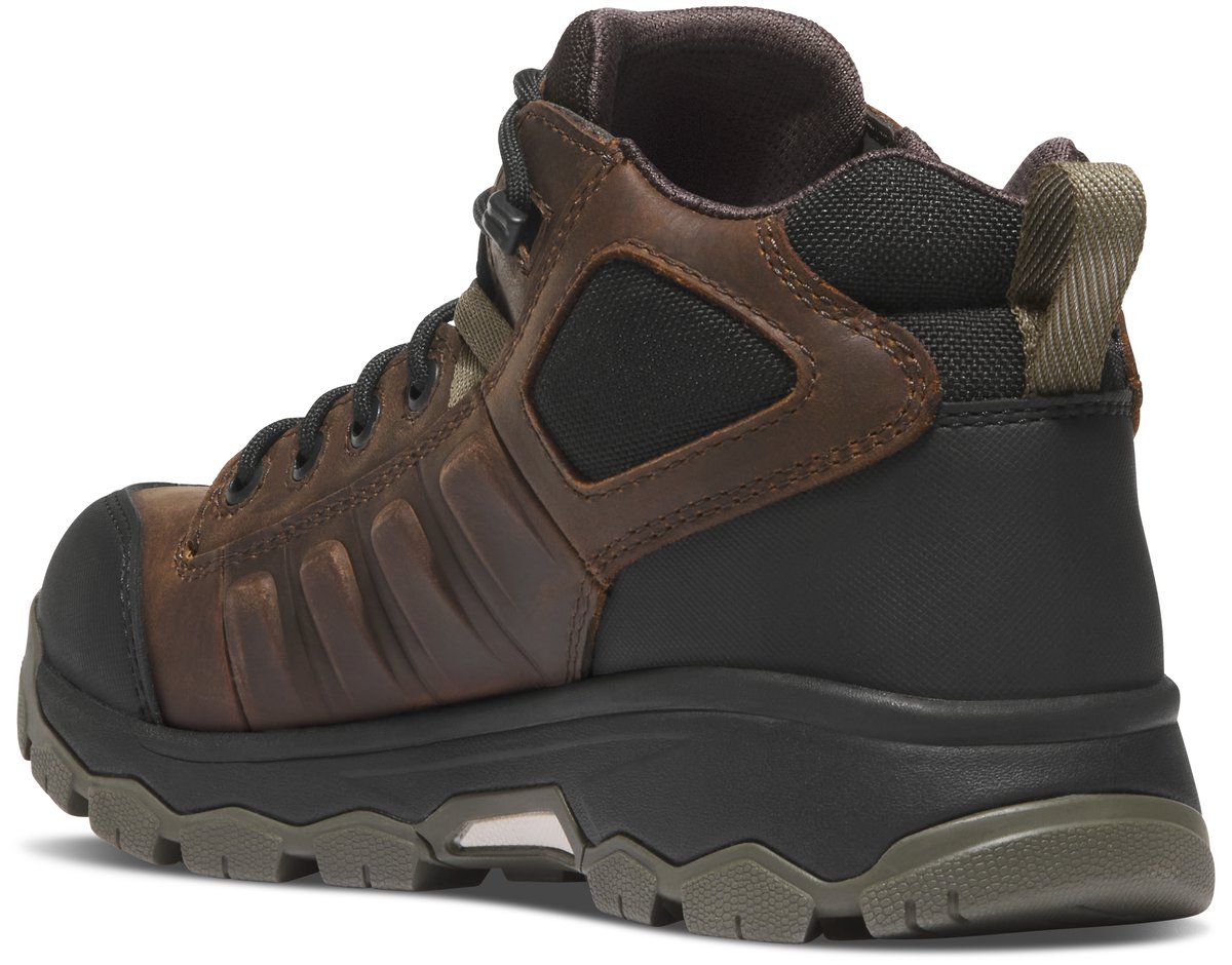 Wheat Ridge Brown/Olive Aluminum Toe | Danner