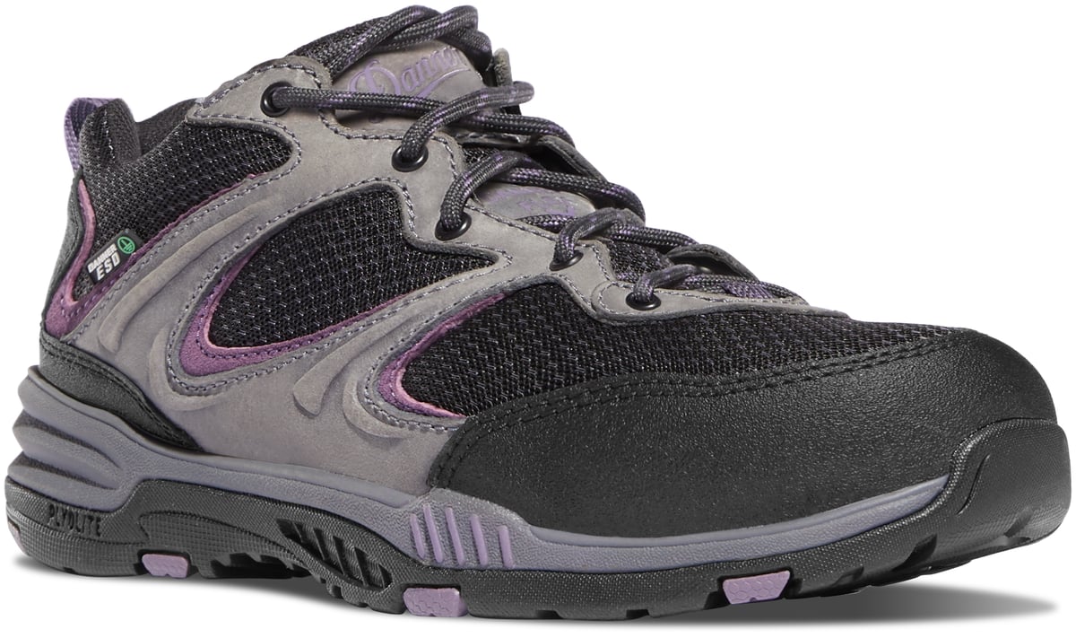 Women's Springfield Low 3" Gray/Purple ESD Composite Toe (NMT) | Danner On Sale