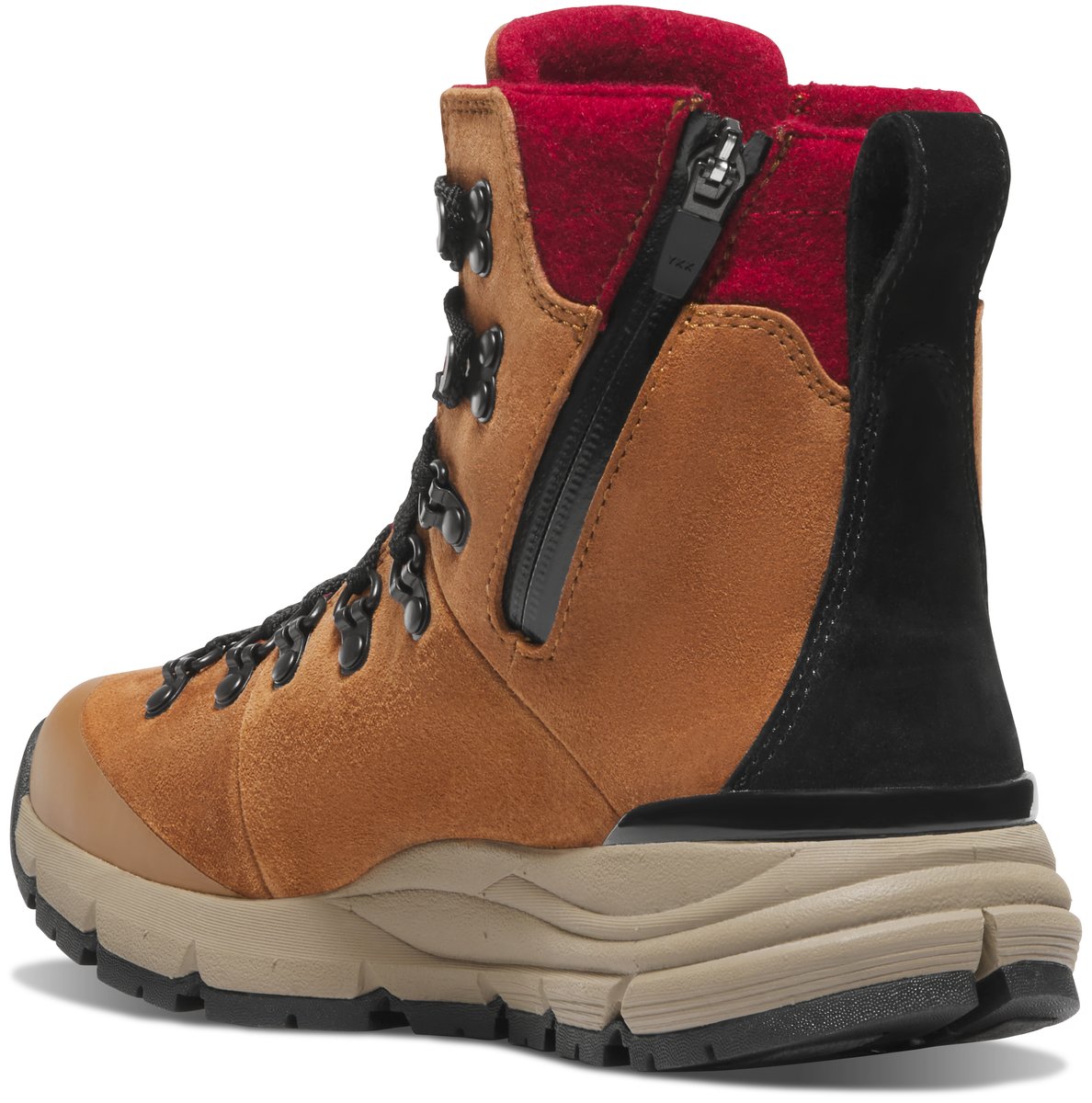 Arctic 600 Side-Zip Brown/Red Felt 200G | Danner For Sale