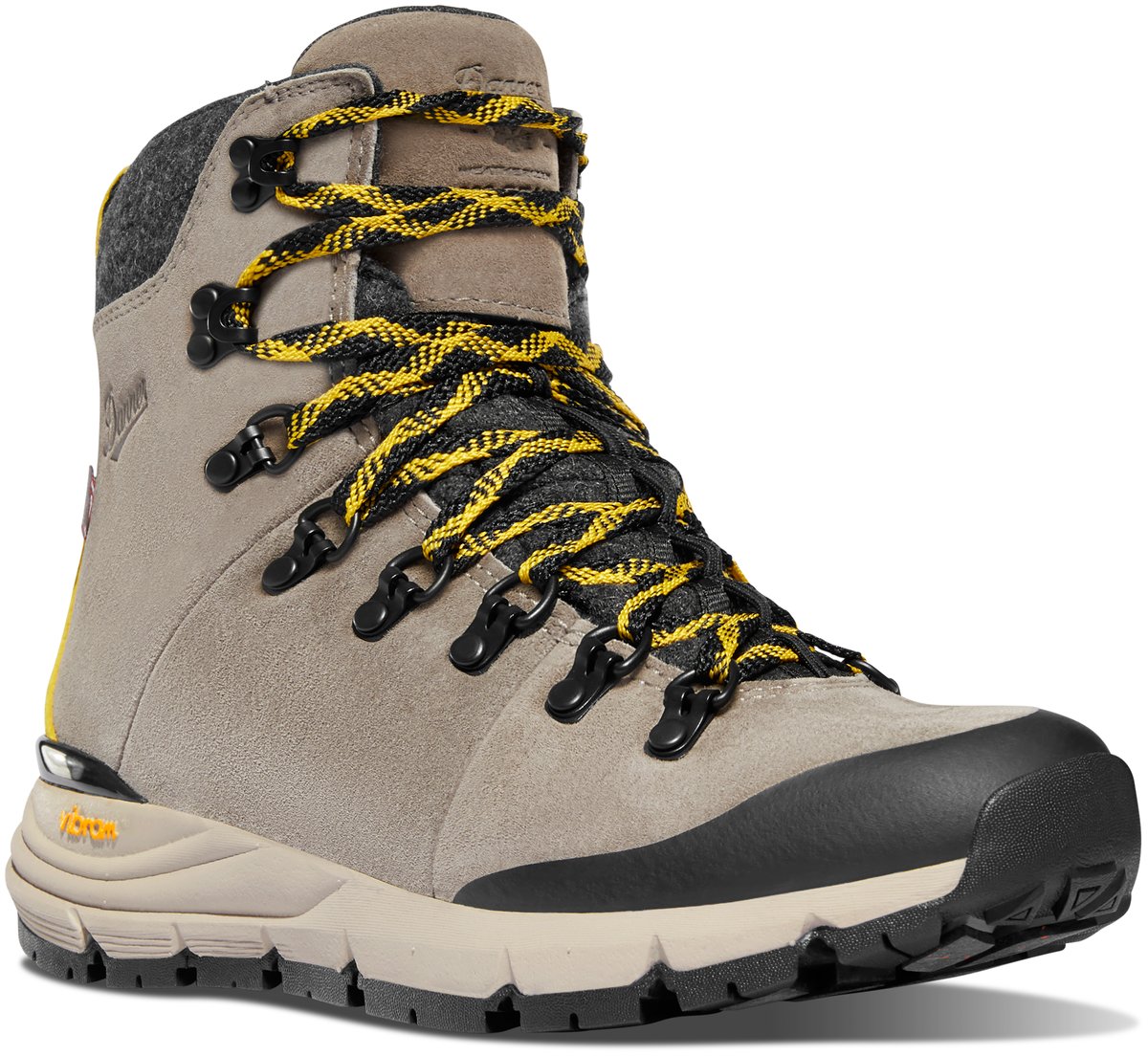 Arctic 600 Side-Zip Driftwood/Yellow Insulated 200G | Danner