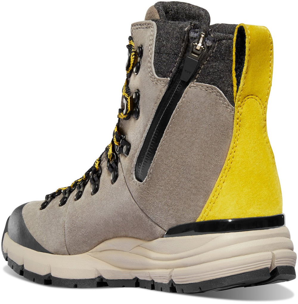 Arctic 600 Side-Zip Driftwood/Yellow Insulated 200G | Danner