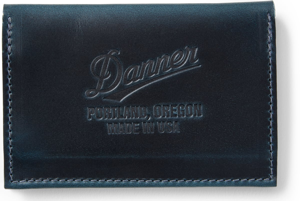 Leather Wallet 4.5" x 3.5" Navy | Danner Discount